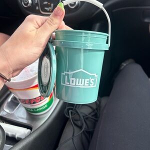 Lowe's Teal Mini Bucket